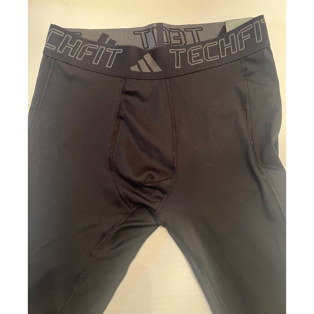 Adidas Men's Aeroready Training Tight Fit Pants Tights Mid Rise Full‎ Length Med